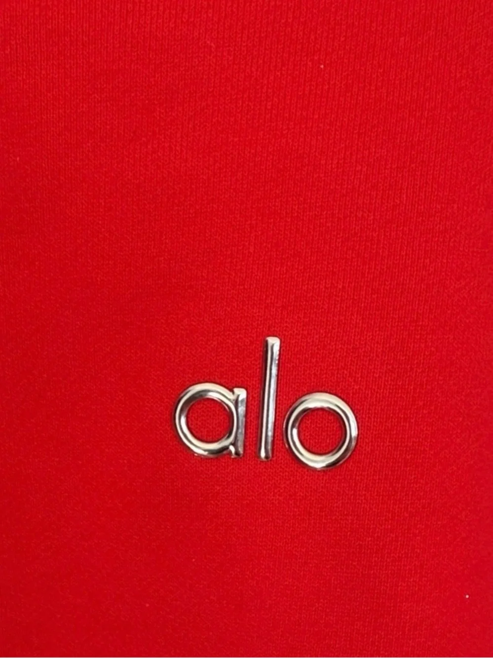 🆕ALO Bright Red Cropped Accolade Crewneck🆕 - Picture 4 of 7